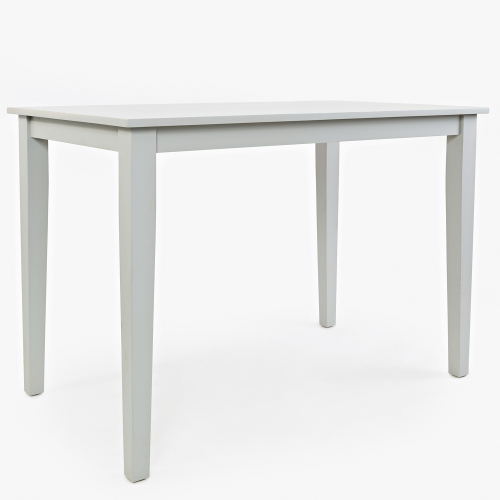 Simplicity 54" Counter Height Dining Table in Dove Grey Finish